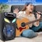 Pyle Pyle Portable Bluetooth PA Speaker, 600W, 10 in Indoor/Outdoor BT Speaker, 2 Wireless Mics, Party Lights PPHP101WMB - alternate 2